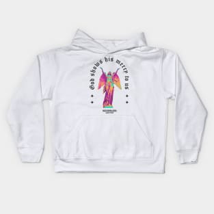 God Show His Mercy - Angels Prayer #001 Color by Holy Rebellions Kids Hoodie